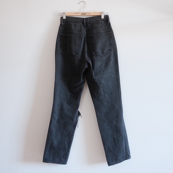 Distressed black dad jeans - Picture 3 of 5